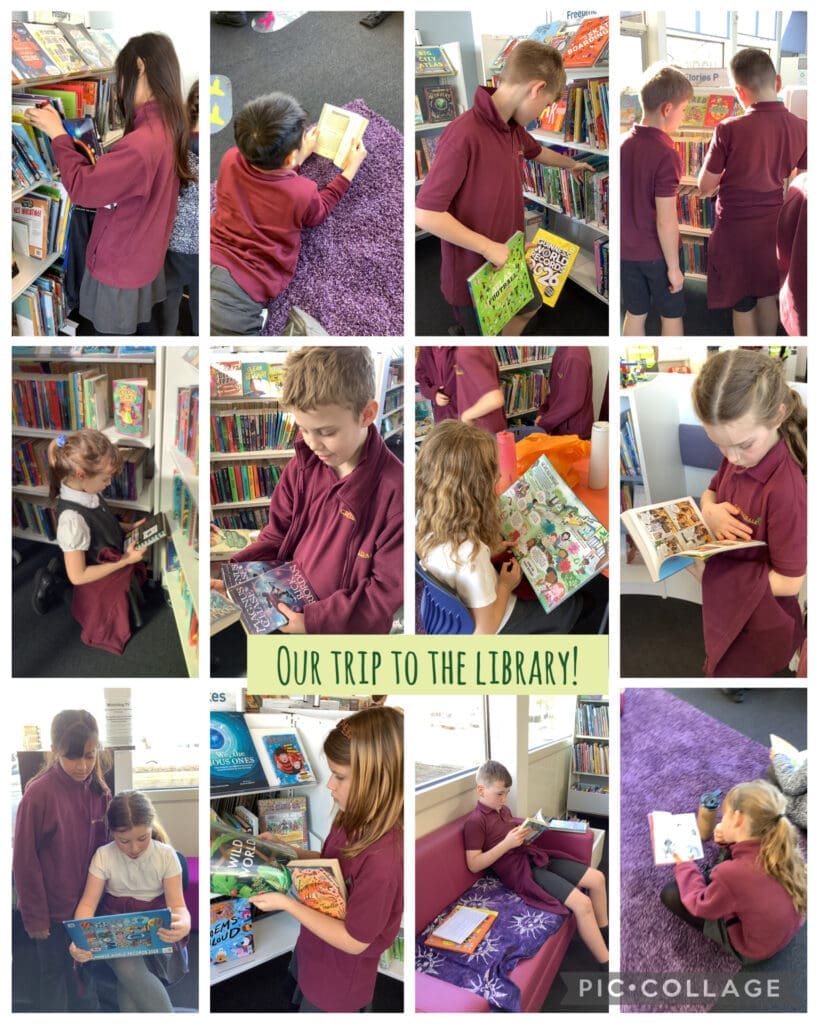 Our trip to the library