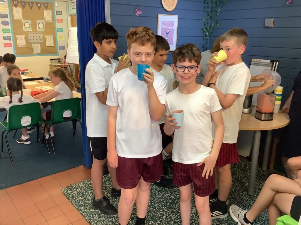 Smoothie making!