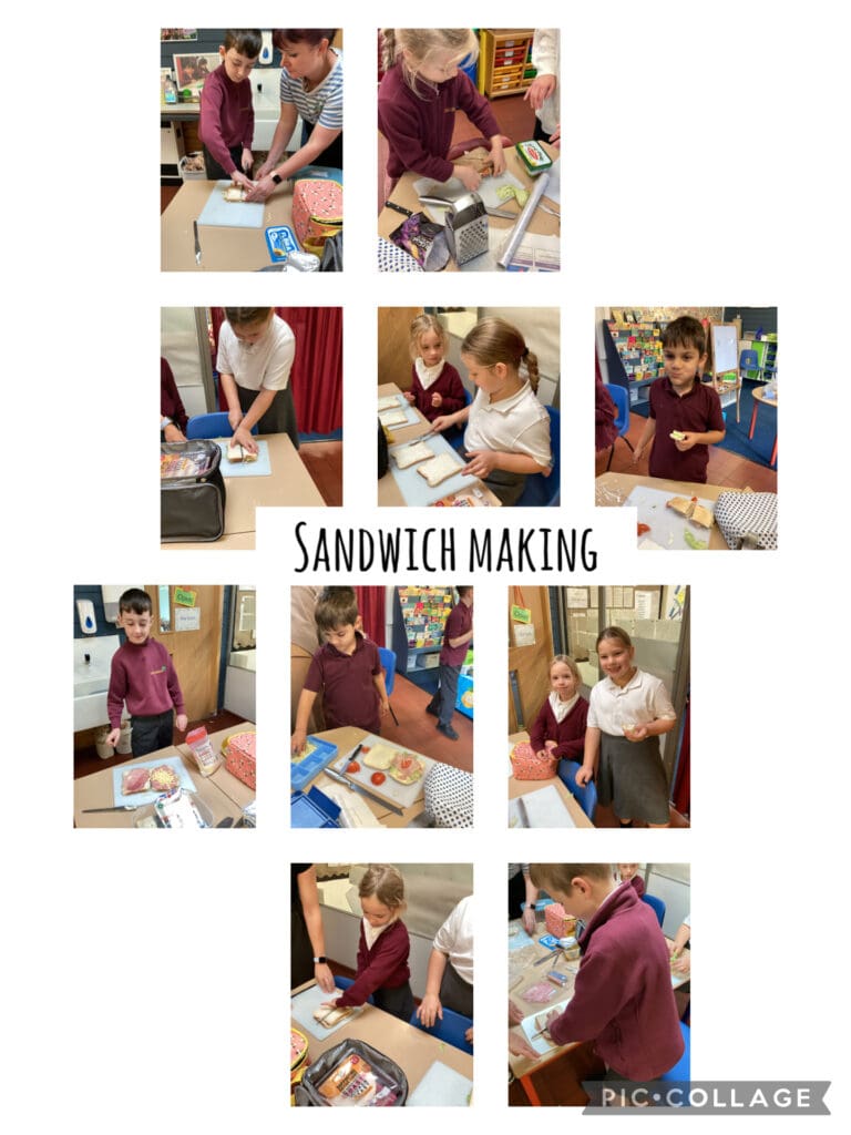 Sandwich making fun!