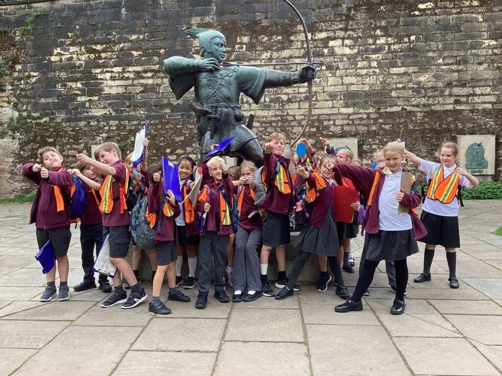 Exploring Nottingham!